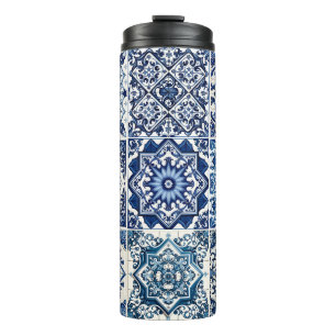 Bouteilles Isothermes Carrelage méditerranéen, Portugais, Azulejo, Majol