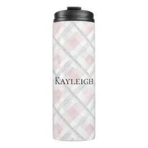 Bouteilles Isothermes Carrés de Parties scintillant en argent rose blanc