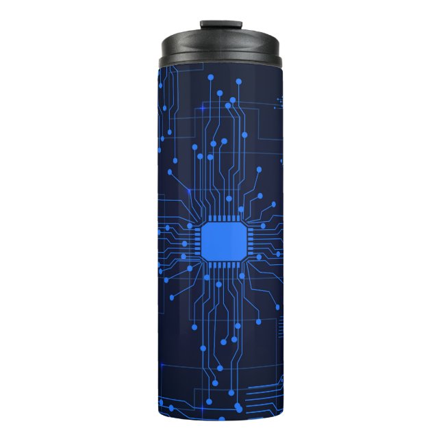 Bouteilles Isothermes Carte de circuit technique de programmeur informat (Devant)