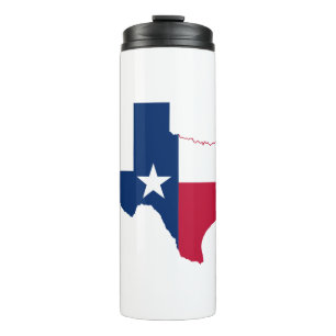 Bouteilles Isothermes carte drapeau Texas