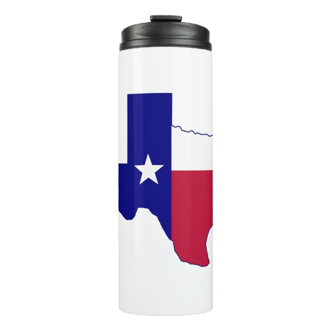Bouteilles Isothermes Carte du drapeau du Texas (Devant)