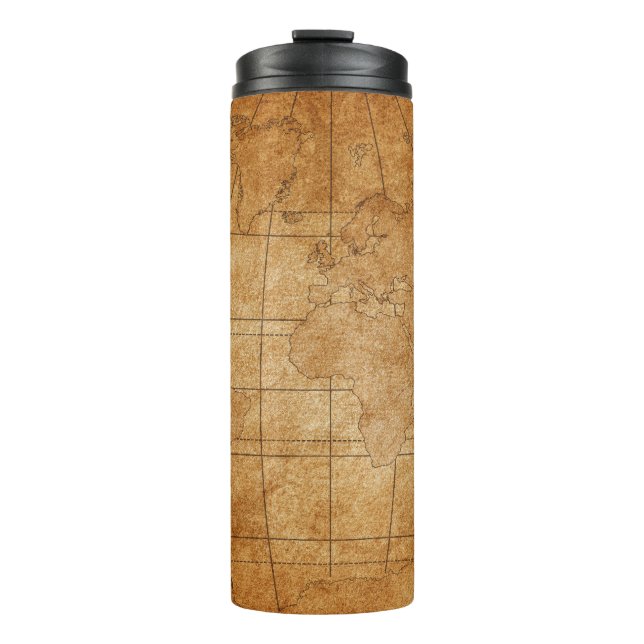 Bouteilles Isothermes carte du monde (Devant)