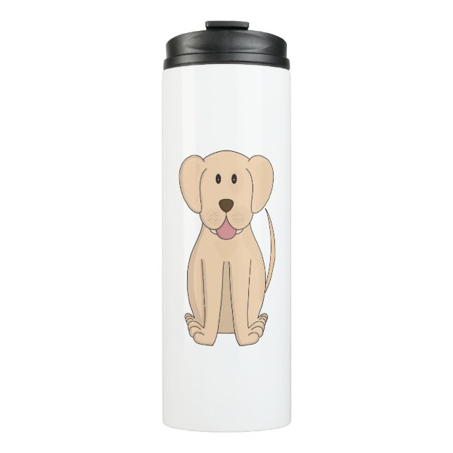 Bouteilles Isothermes Cartoon de chien Extraordinaire Labrador Retriever (Devant)