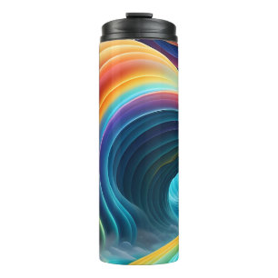 Bouteilles Isothermes Cascade arc-en-ciel lumineuse gracieuse
