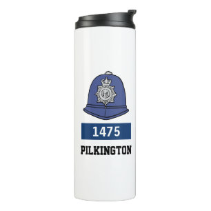 Bouteilles Isothermes Casque du gendarme de la police britannique - Ajou