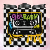 Cassette bébé des années 90 3D Tumbler gonflé