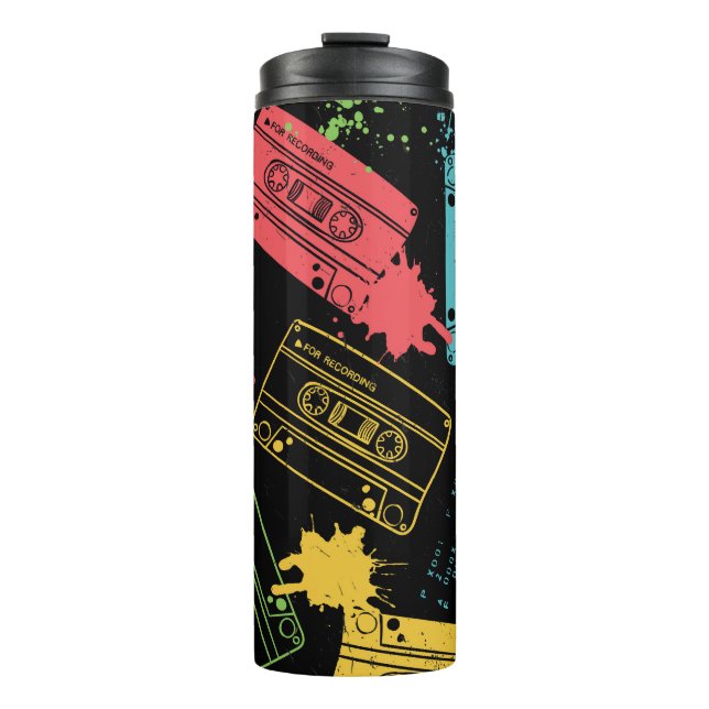 Bouteilles Isothermes Cassettes Cool style années 90 (Devant)