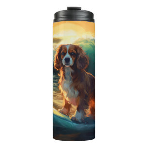 Bouteilles Isothermes Cavalier King Beach Surf Peinture