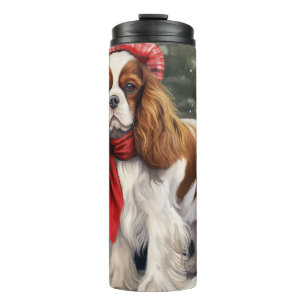 Bouteilles Isothermes Cavalier King Charles Spaniel Chien Noël
