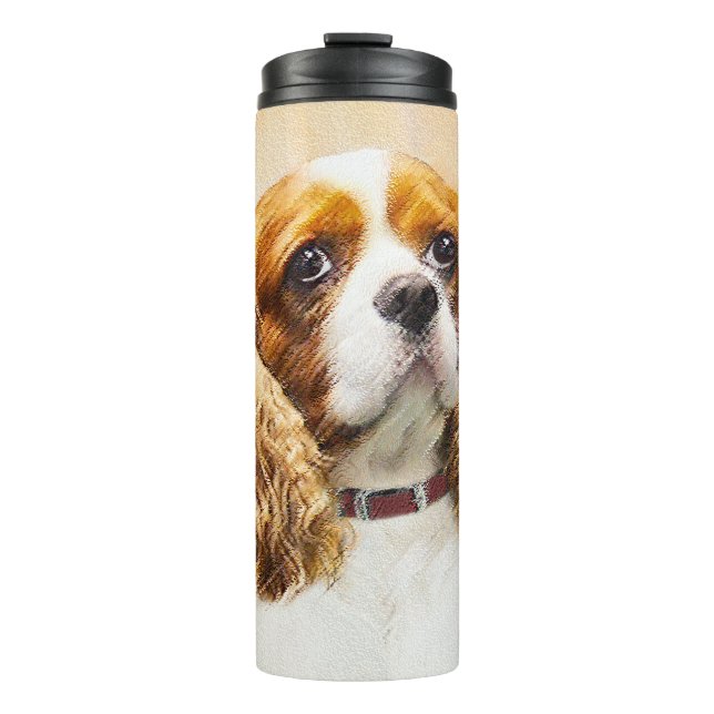Bouteilles Isothermes Cavalier King Charles Spaniel Peinture originale (Devant)