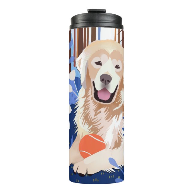 Bouteilles Isothermes CE BEAUCOUP EST VRAI Golden Retriever thermo tumbl (Devant)