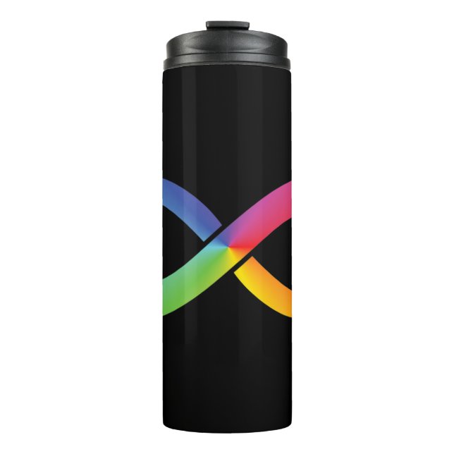 Bouteilles Isothermes Ce design d'infini arc-en-ciel peut symboliser tan (Devant)
