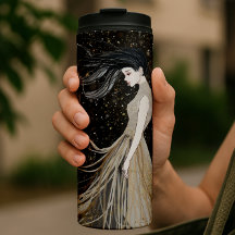 Céleste Femme Art Cosmic Muse Dreamy