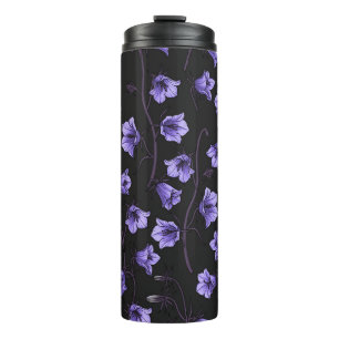 Bouteilles Isothermes Cellules bleues de minuit, cloches, Bellflowers
