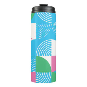 Bouteilles Isothermes Cercles graphiques : motif vintage sans soudure.