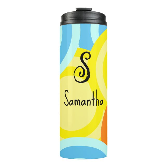 Bouteilles Isothermes Cercles modernes Abstraits (Devant)