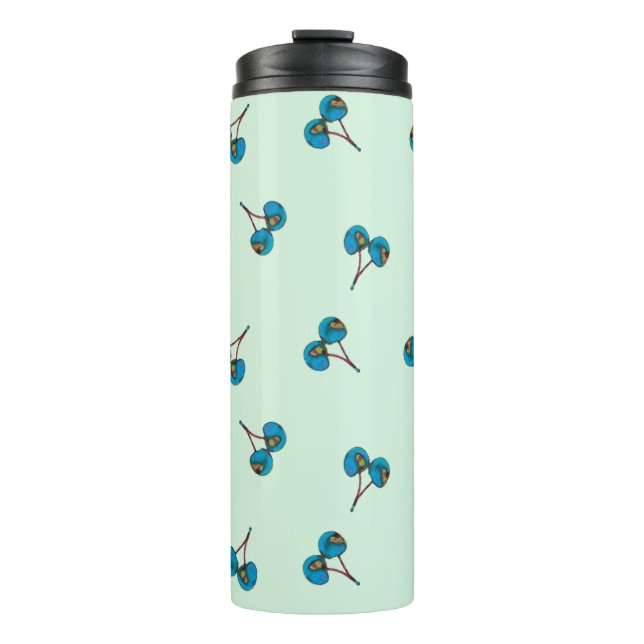 Bouteilles Isothermes Cerise bleue (Devant)