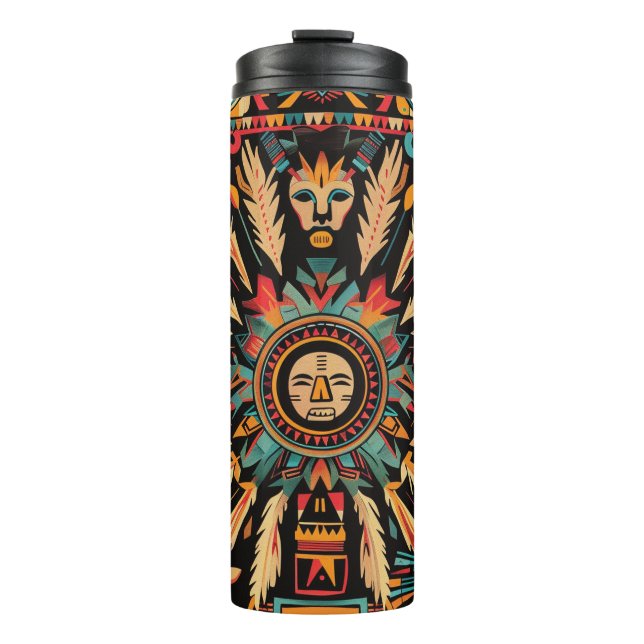 Bouteilles Isothermes Cérulean 'Aztec Dream' Tumbler Thermique Isolé (Devant)