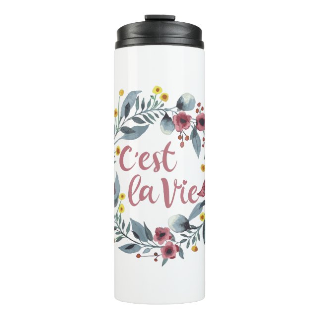 Bouteilles Isothermes C'est La Vie French (Devant)