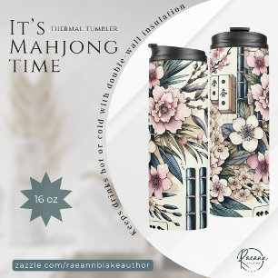 Bouteilles Isothermes "C'est l'heure du Mahjong" Tumbler thermique à imp