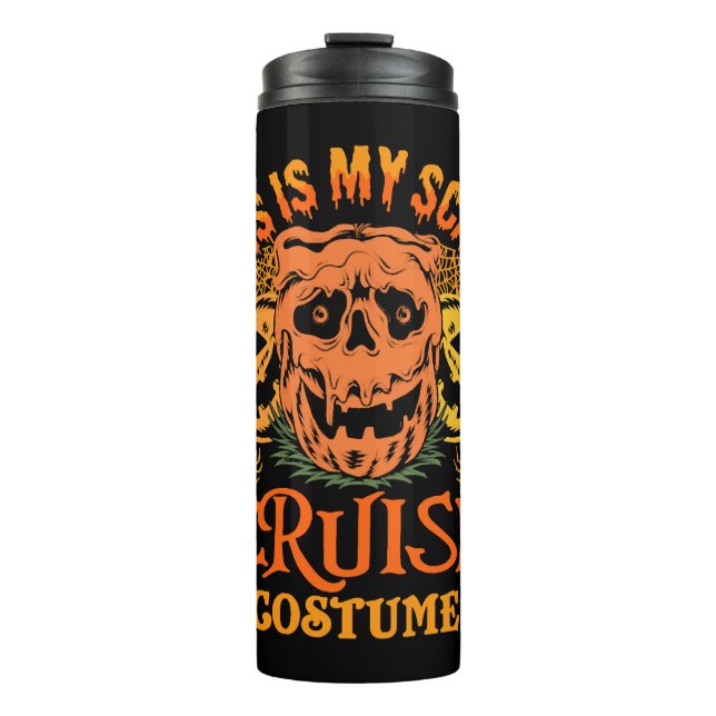 Bouteilles Isothermes C'Est Mon Costume De Croisière Effrayant Halloween (Devant)