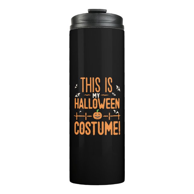 Bouteilles Isothermes C'est mon costume d'Halloween  (Devant)