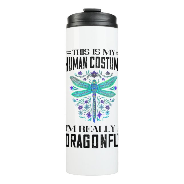 Bouteilles Isothermes C'Est Mon Costume Humain Dragonflies Nature Insect (Devant)