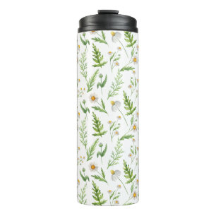 Bouteilles Isothermes Chamomile Fleur Botanique Rustique Motif