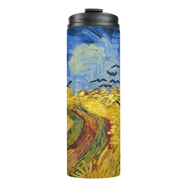 Bouteilles Isothermes Champ de blé de Van Gogh peinture impressionniste (Devant)