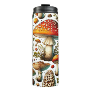 Bouteilles Isothermes Champignons Sauvages Fantaisistes