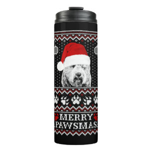 Bouteilles Isothermes Chandail de Noël moche pour amoureux de Labradoodl