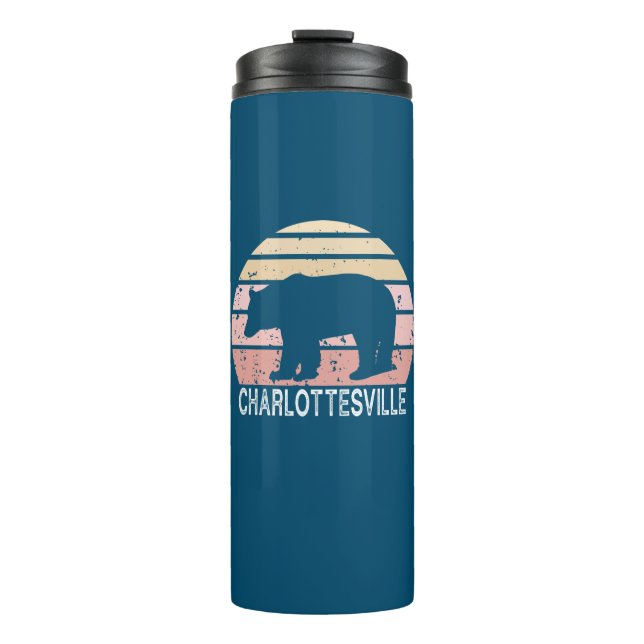 Bouteilles Isothermes Charlottesville Virginia Retro Bear (Devant)