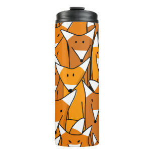 Bouteilles Isothermes Charmante famille Fox : Motif animal joueuse