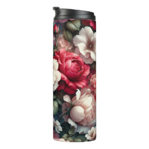 Bouteilles Isothermes Charme floral de la rose intemporelle