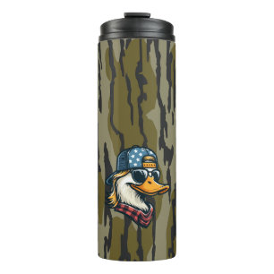 Bouteilles Isothermes Chasse au canard rouge vintage Bottomland Camo Duc