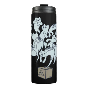 Bouteilles Isothermes Chat de Schrödinger les 9 vies