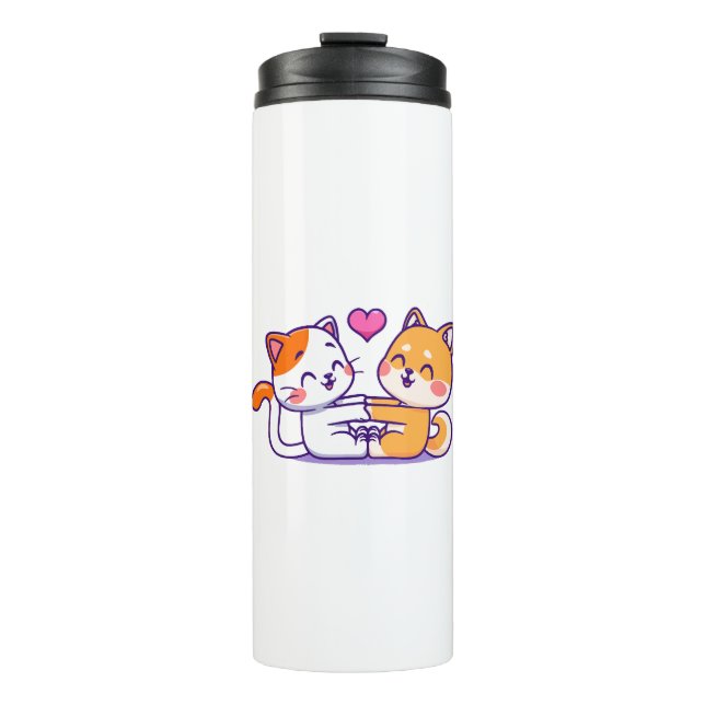 Bouteilles Isothermes Chat et Shiba Inu (Devant)