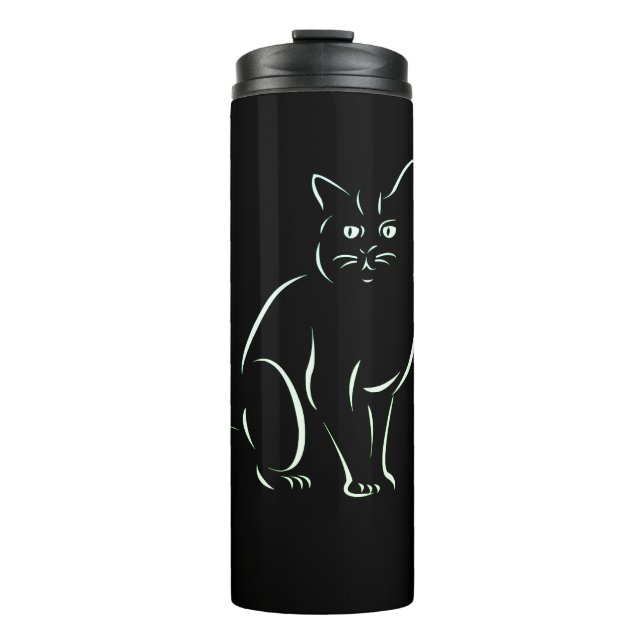 Bouteilles Isothermes Chat Kitty Blanc (Devant)