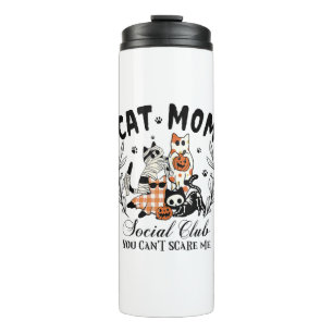 Bouteilles Isothermes Chat Maman Social Club Ghost Chat Halloween Gothiq