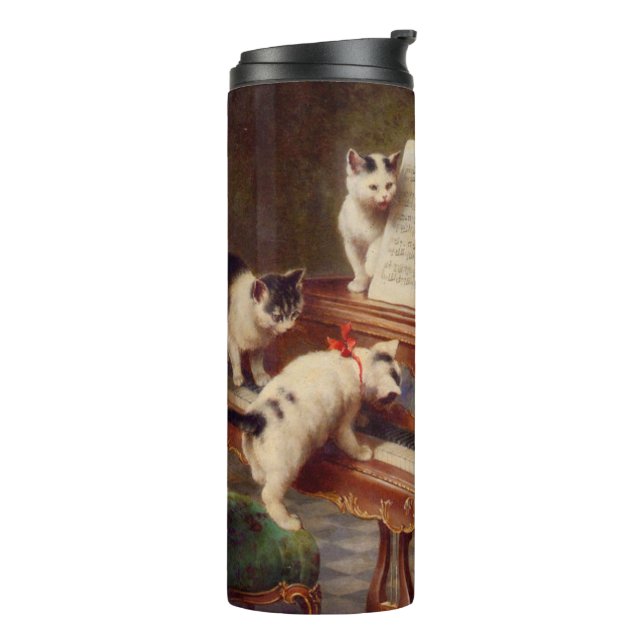 Bouteilles Isothermes Chatons et piano (Tourné sur la gauche)