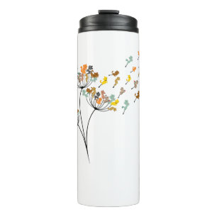 Bouteilles Isothermes Chats Dandelion Fleur Coloré Pet Chat