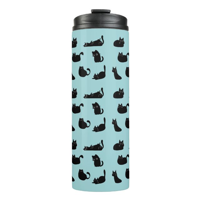 Bouteilles Isothermes Chats noirs drôles (Devant)