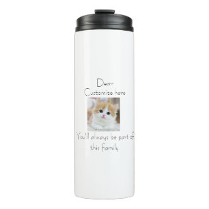 Bouteilles Isothermes chats, partie de la famille, simple maman mignonne