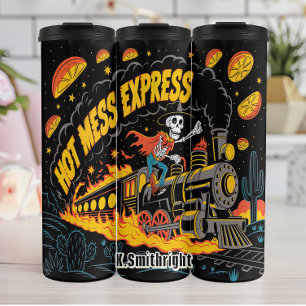 Bouteilles Isothermes Chaud Express Skeleton Train