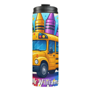 Bouteilles Isothermes Chauffeur de Bus Scolaire Cool Splash Tumbler Ther