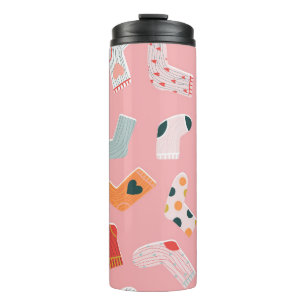 Bouteilles Isothermes Chaussettes motif sans soudure. Serre de dessin an