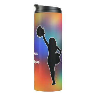 Bouteilles Isothermes Cheerleading - Cheerleader silhouette Personalize