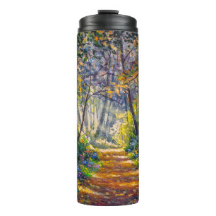 Bouteilles Isothermes Chemin de l'Impressionnisme : Aquarelle de forêt e