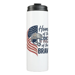 Bouteilles Isothermes Chemise de casque courageuse patriotique de la mai