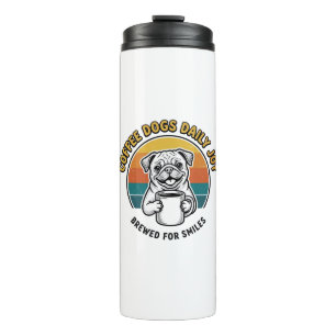 Bouteilles Isothermes Chemise de chien de café Design de mug de chiot gr